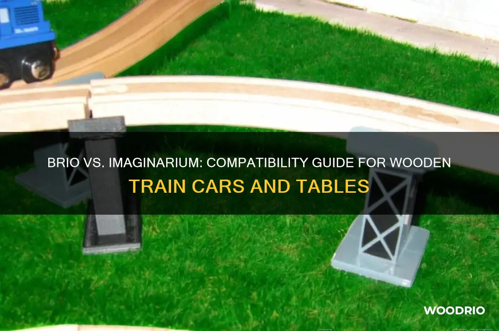 do brio wooden train cars fit the imaginarium train table