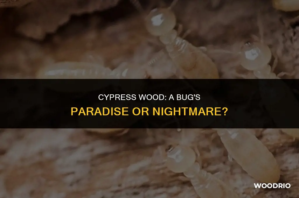 do bugs like cypress wood