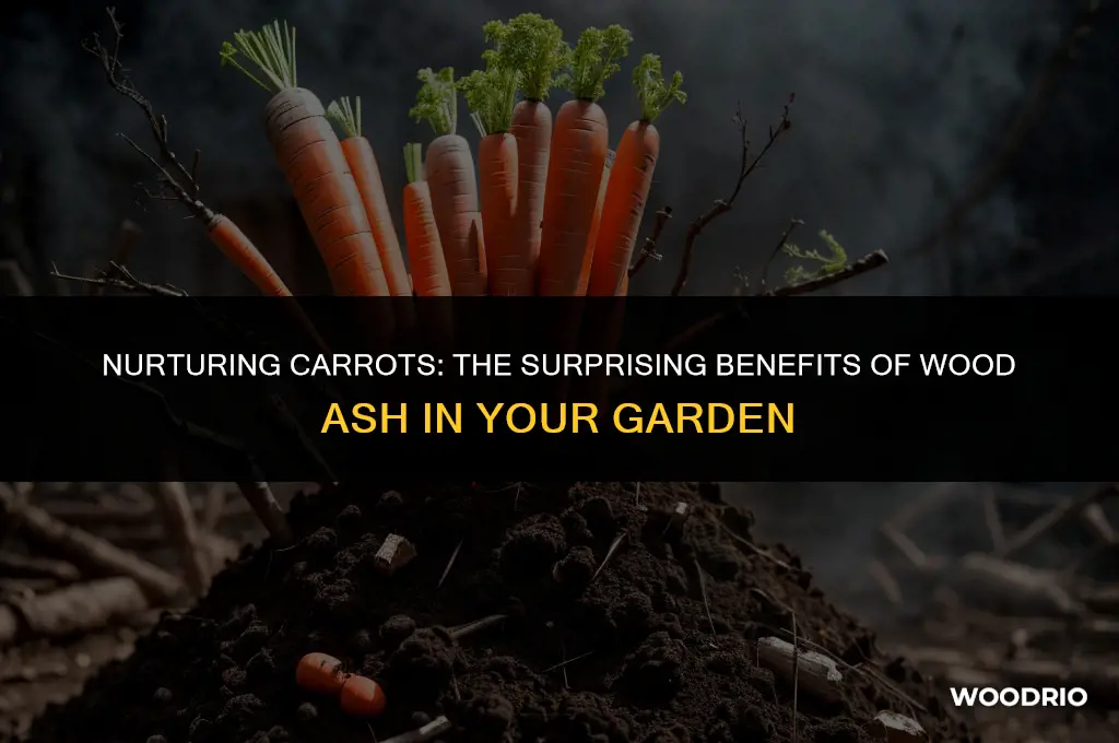 do carrots like wood ash