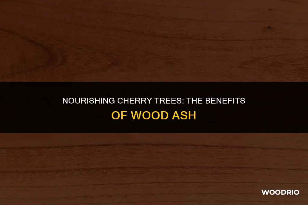 do cherry trees like wood ash