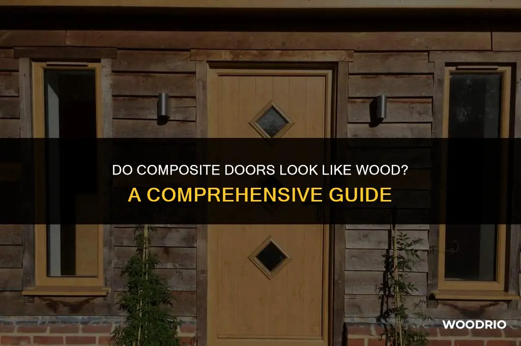 do composite doors look like wood