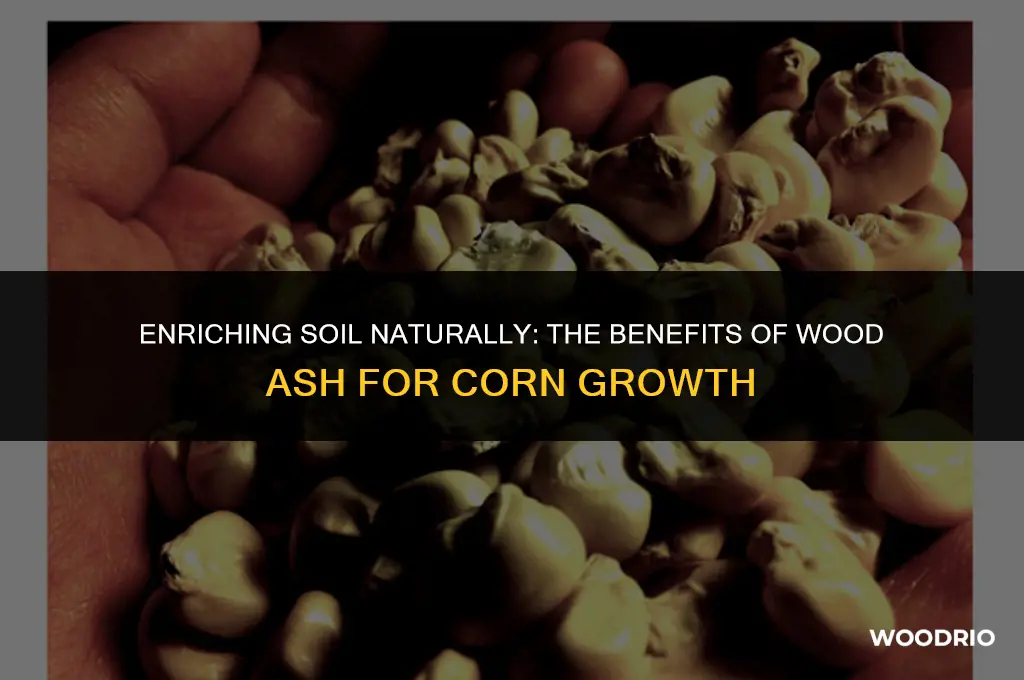 do corn like wood ash