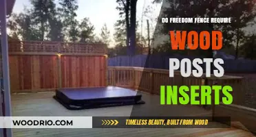 Do Freedom Fences Need Wood Post Inserts for Stability?