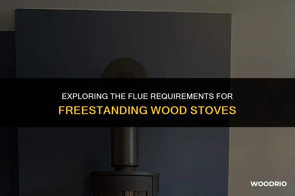 do freestanding wood stoves fireplace have flues