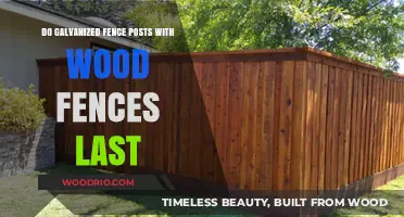 Galvanized Fence Posts: Enhancing Wood Fence Durability and Longevity