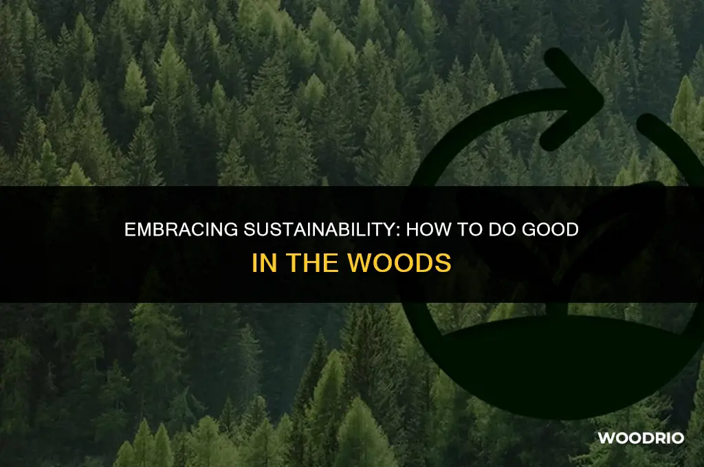 do good in the wood