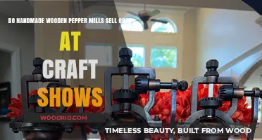 Handcrafted Wooden Pepper Mills: A Hit at Craft Shows?