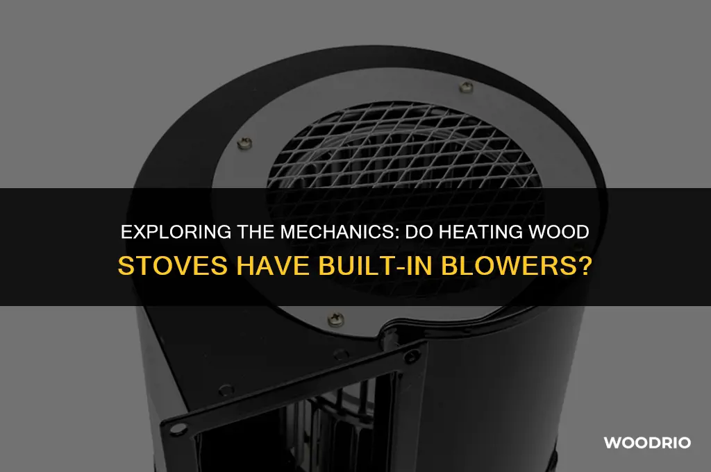 do heating wood stoves have built in blowers