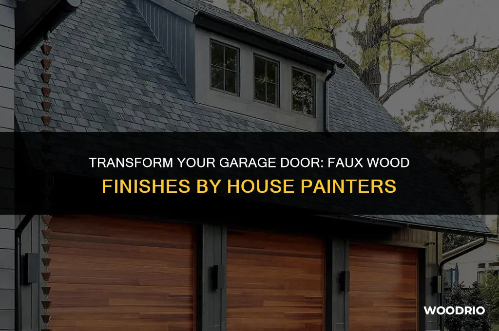 do house painters do faux wood garage door