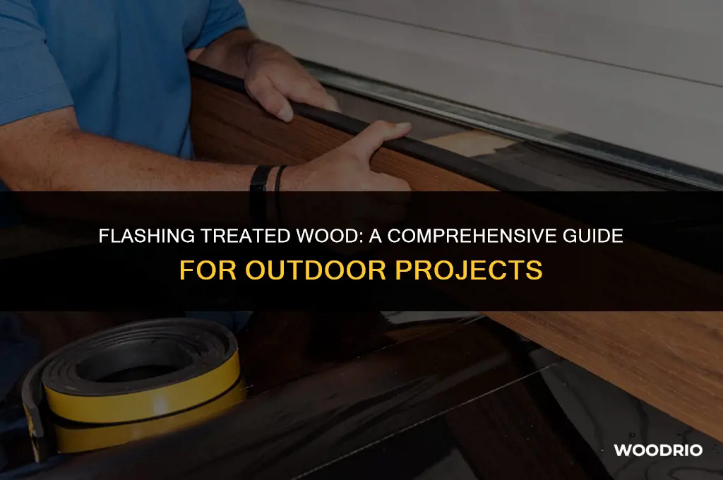 do i have to flash treated wood