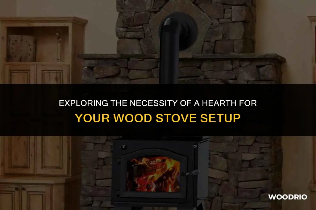 do i need a hearth for a wood stove