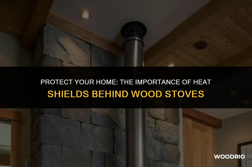 do i need a heat shield behind a wood stove