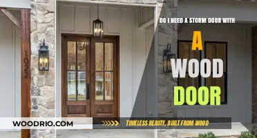 Enhancing Home Protection: The Benefits of Adding a Storm Door to Your Wooden Entrance
