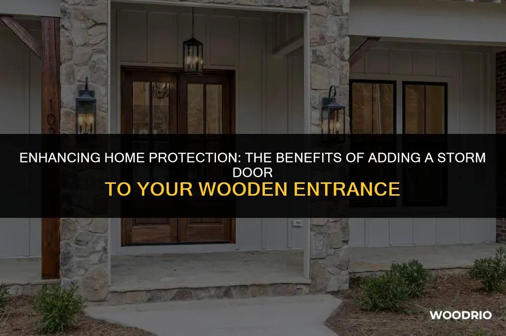 do i need a storm door with a wood door
