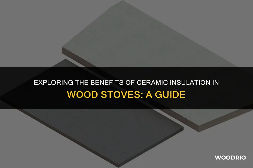 do i need ceramic insulation in wood stove