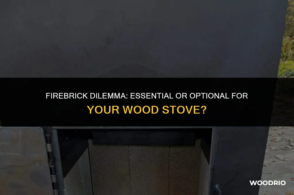 do i need firebrick in my wood stove