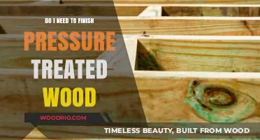 Unveiling the Truth: Is Finishing Pressure-Treated Wood Necessary?