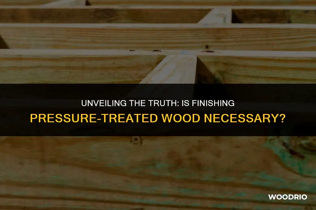 do i need to finish pressure treated wood