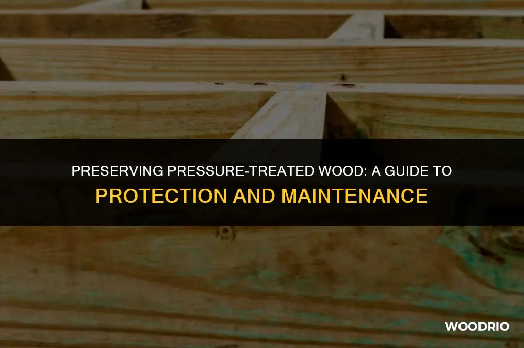 do i need to protect pressure treated wood