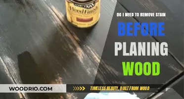 Prepping Wood for Planing: Stain Removal Essentials