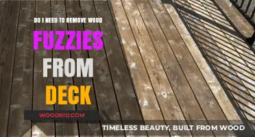 Deck Maintenance Dilemma: To Remove Wood Fuzzies or Not?