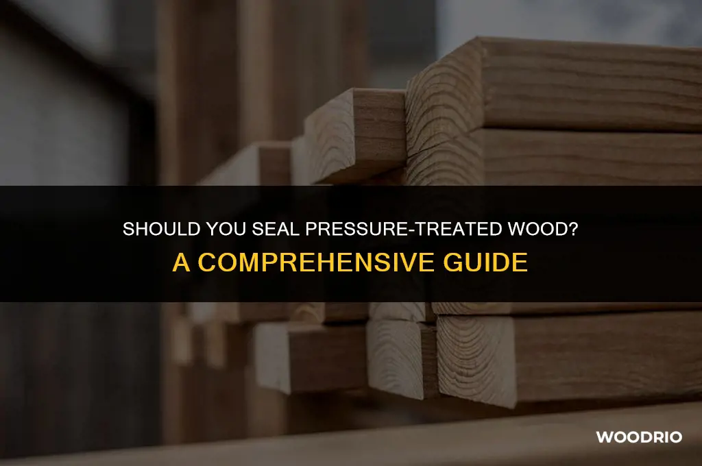 do i need to seal pressure treated wood