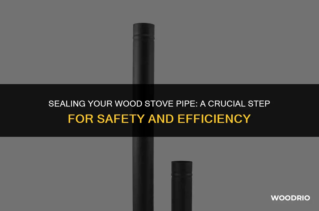 do i need to seal wood stove pipe
