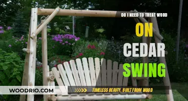 Preserving Your Cedar Swing: To Treat or Not to Treat the Wood?
