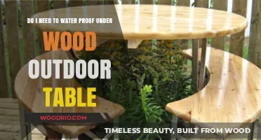 Should You Waterproof Under Your Wood Outdoor Table? Essential Tips