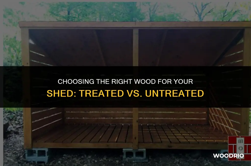 do i need treated wood for a shed