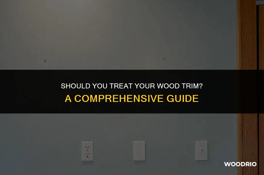 do i need treated work on my wood trim