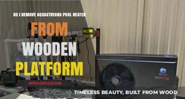 Safely Removing AquaStrong Pool Heater from Wooden Platform: A Guide