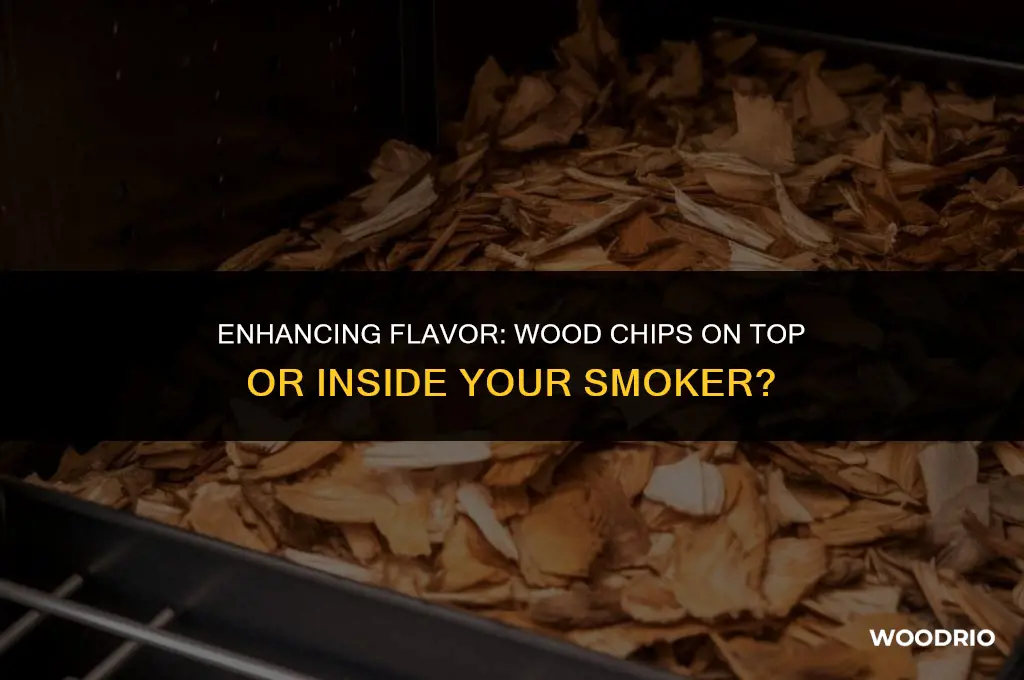 do i remove wood or place on top smoker