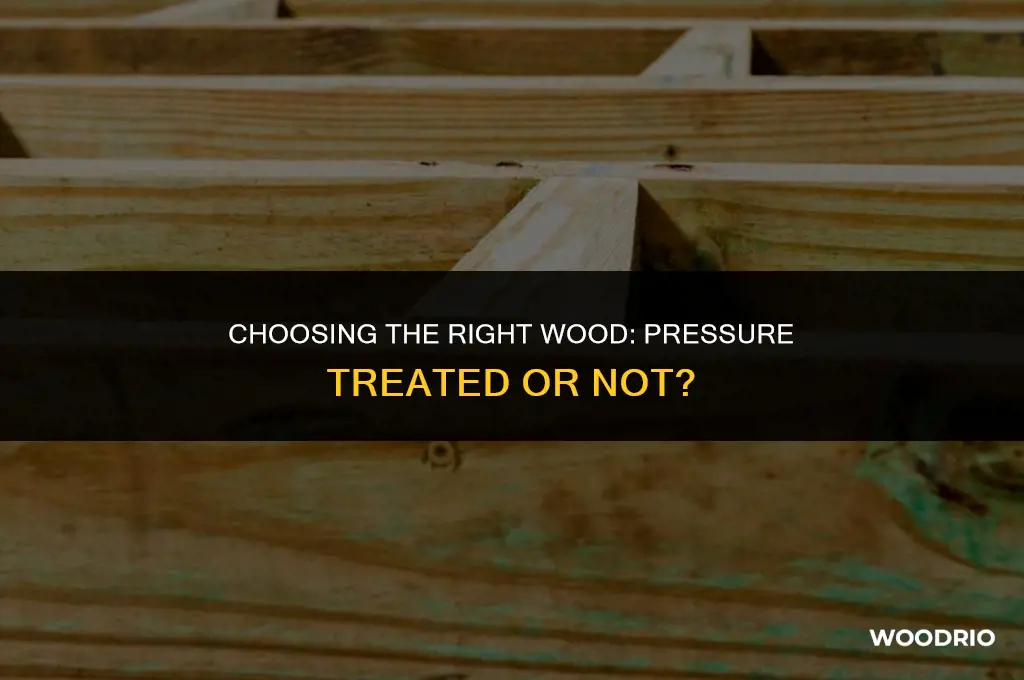 do i want pressure treated wood