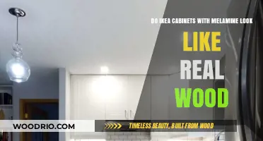 Melamine vs. Real Wood: A Comparison of IKEA Cabinets' Appearance