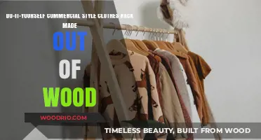 Crafting Your Own Stylish Wooden Clothes Rack: A DIY Guide