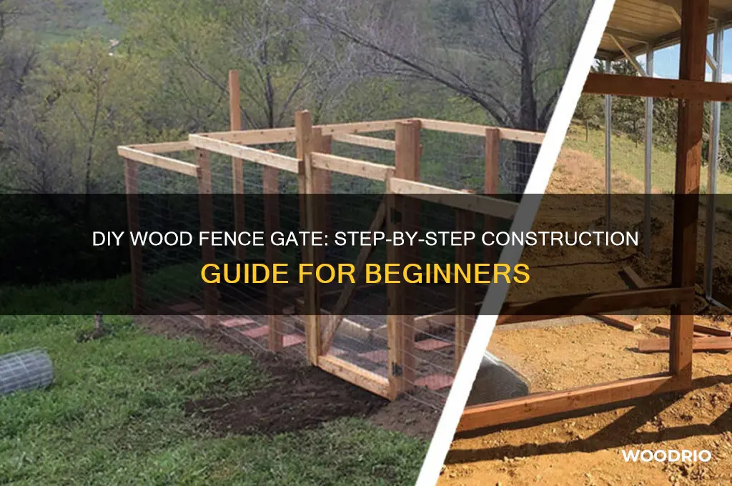 do it yourself wood fence gate construction
