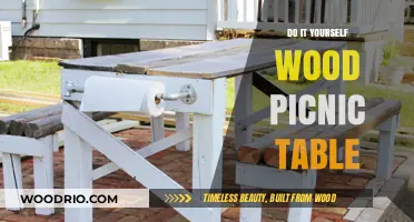 Craft Your Own Rustic Wood Picnic Table: A DIY Guide