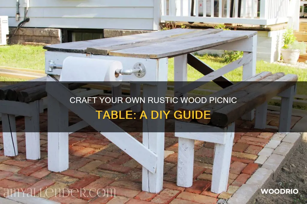 do it yourself wood picnic table