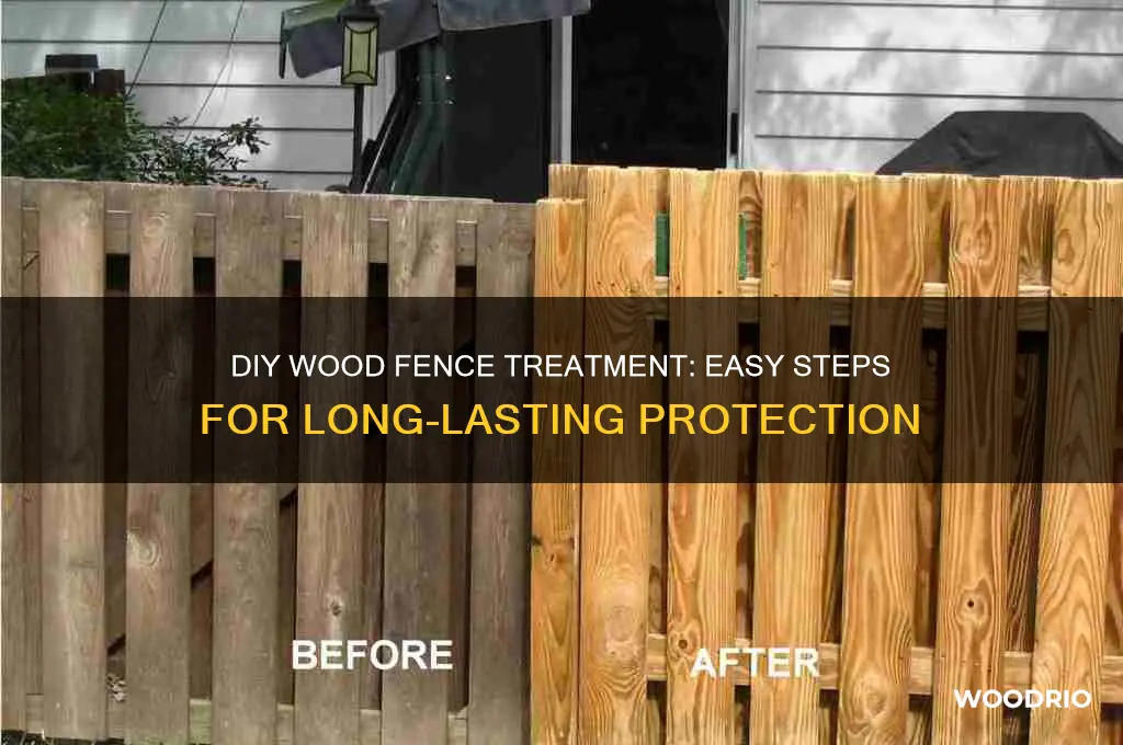 do-it-yourself wood treatment for wood fence