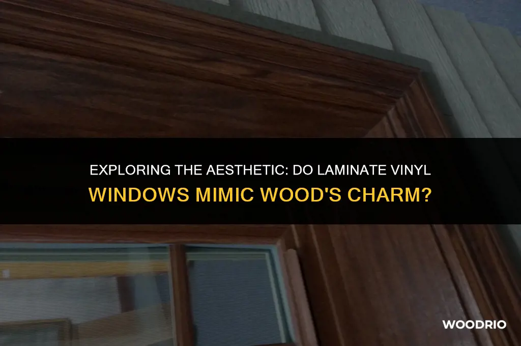 do laminate vinyl windows looks like wood