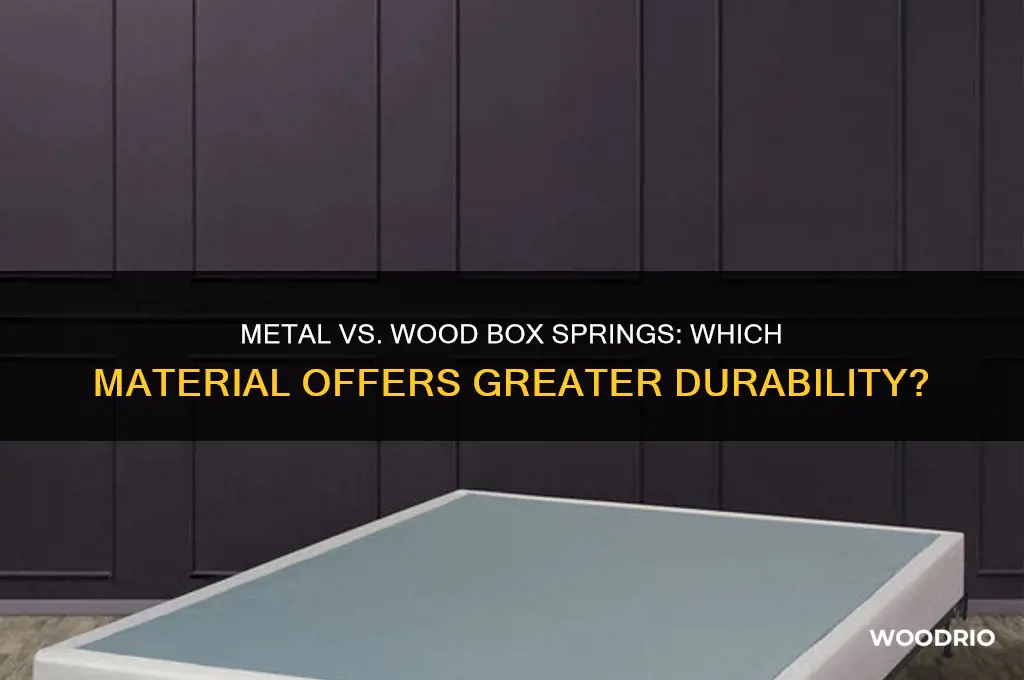 do metal box springs last longer than wood