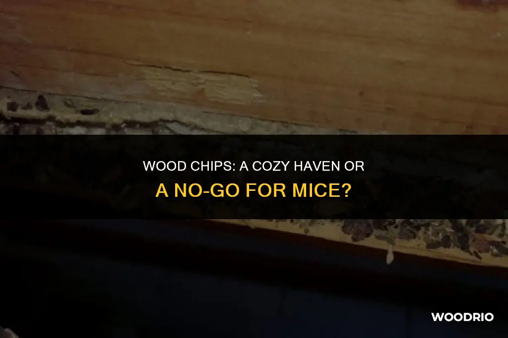 do mice like wood chips