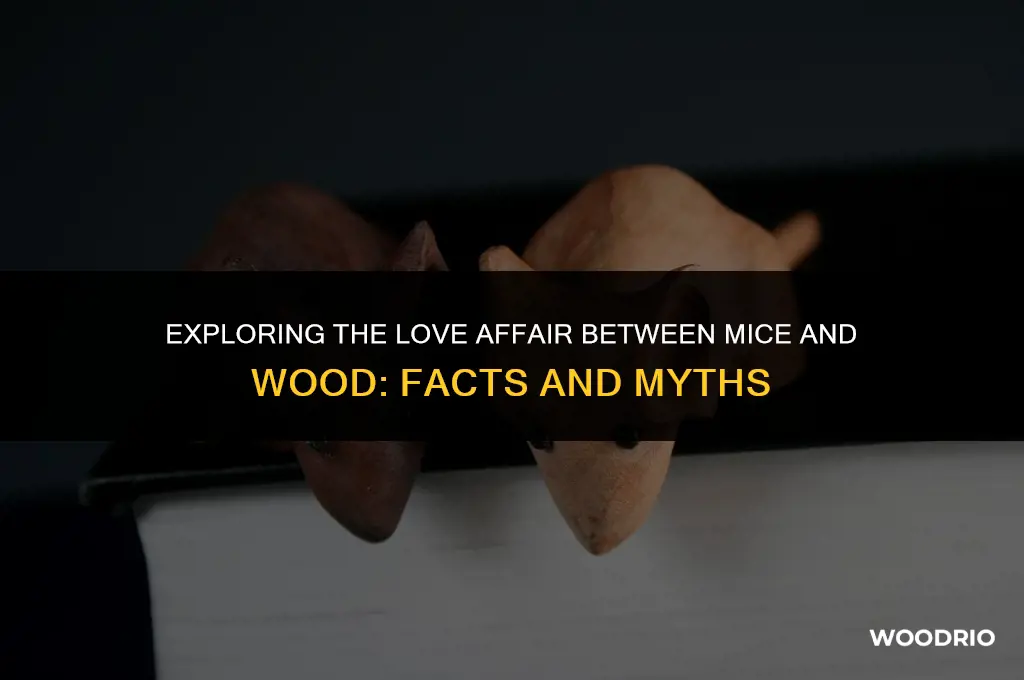 do mice like wood