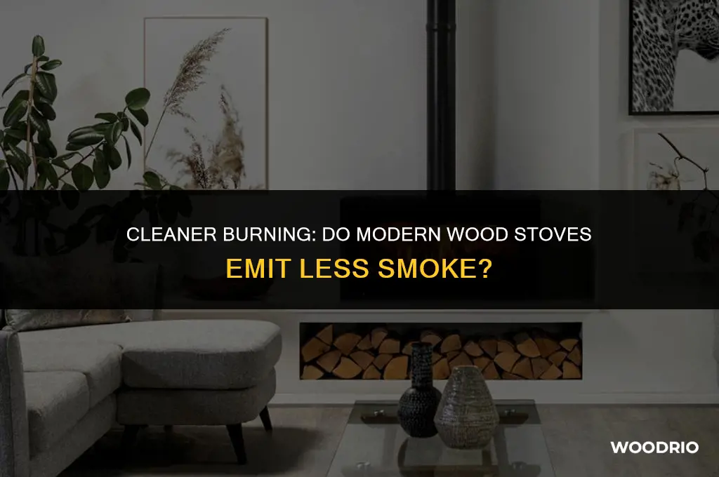 do newer wood stoves put out less smoke