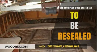 Resealing Old Thompson Wood Boats: Essential Maintenance or Optional Care?