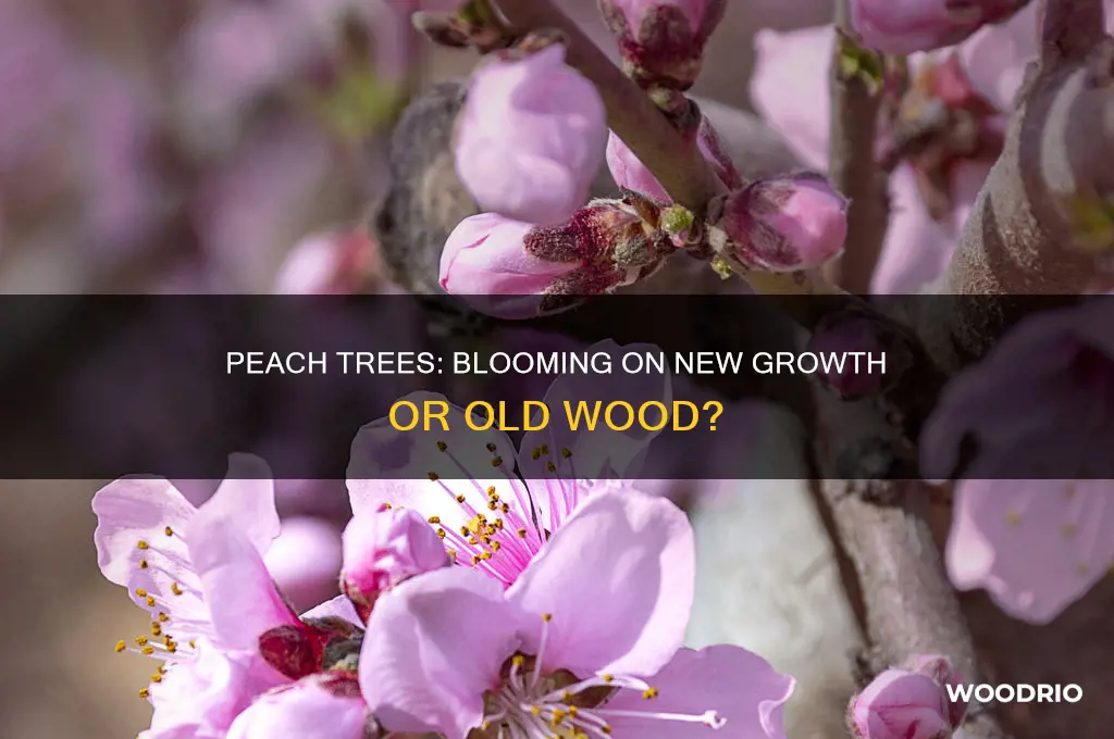 do peach trees flower on new or old wood