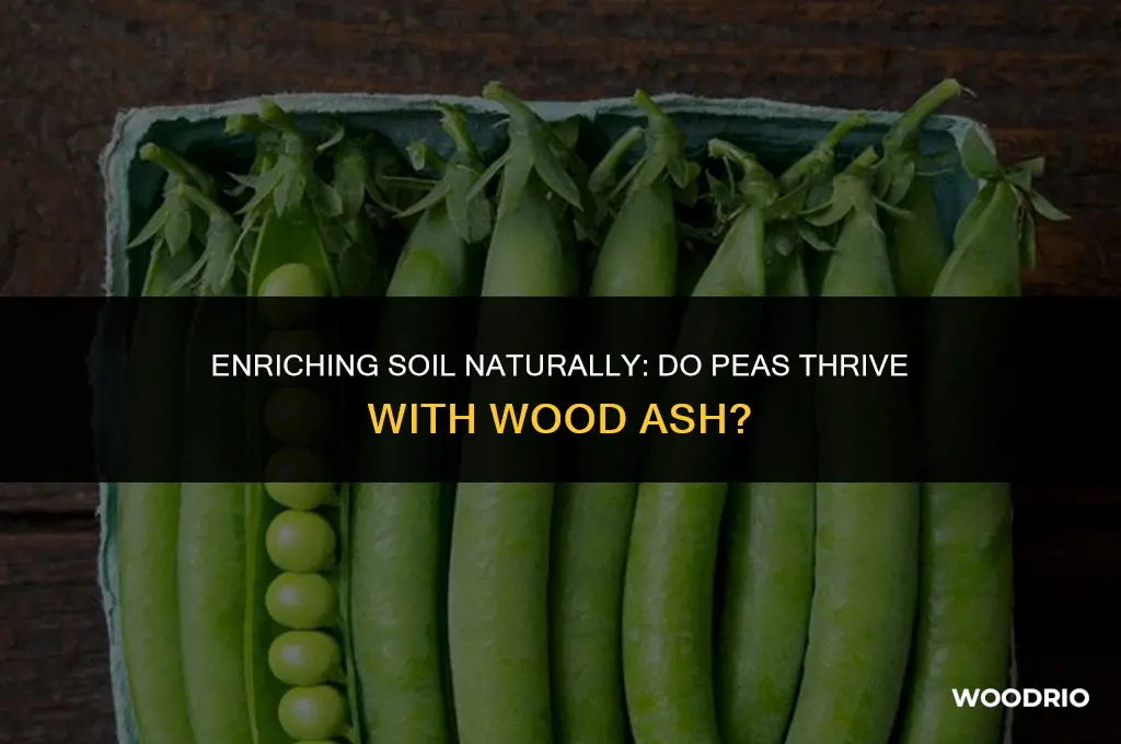 do peas like wood ash