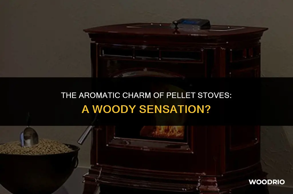 do pellet stoves smell like wood