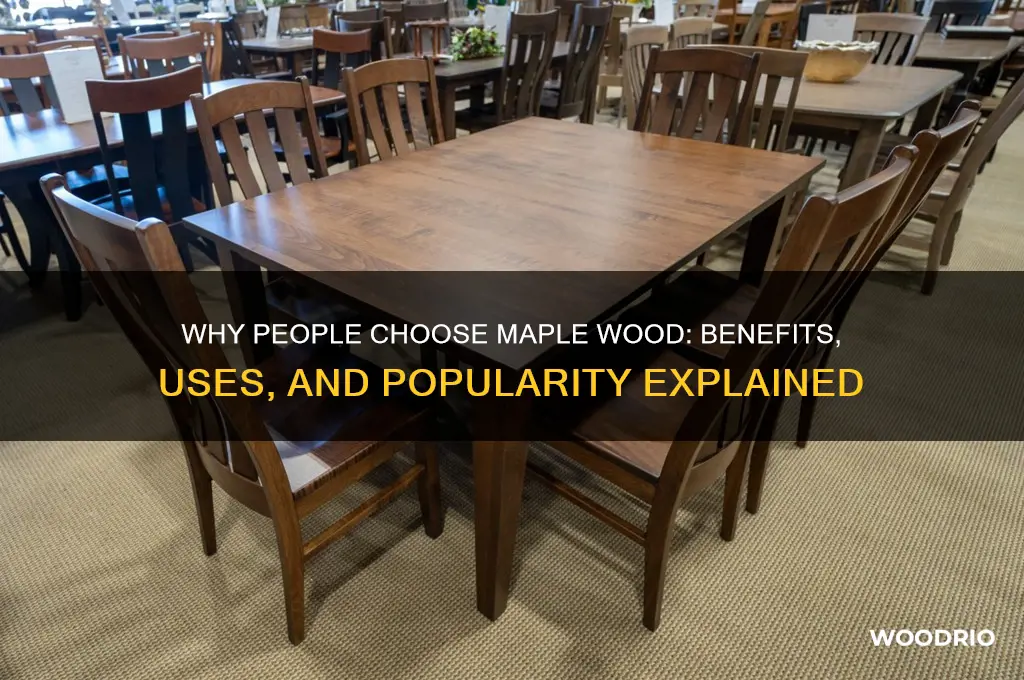 do people buy maple wood